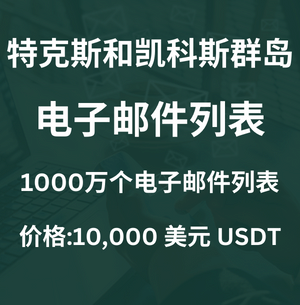 特克斯和凯科斯群岛电子邮件列表